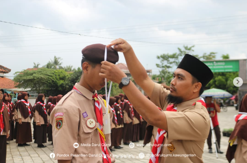 Semangat Santri Menggema dalam Upacara Pembukaan PERKASA Ke-8 Pondok Pesantren Darul Qurro Kawunganten