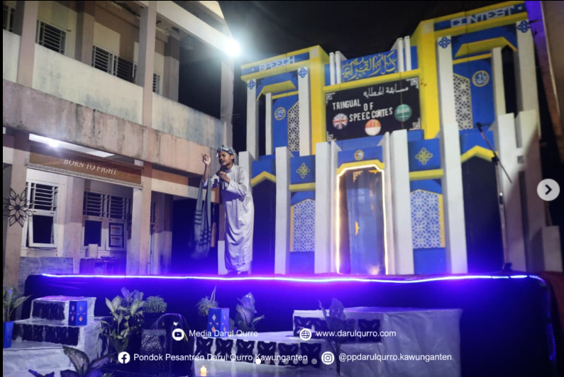 Speech Contest Pondok pesantren Darul Qurro Kawunganten Speech Contest 3 bahasa (b.arab, b.inggris, b.indonesia)
